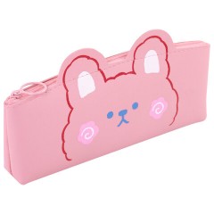 Пенал ЮНЛАНДИЯ ЮНИОР, 1 отделение, искусственная кожа, "Pink bear", 20х9х7 см, 273818 - фото 5