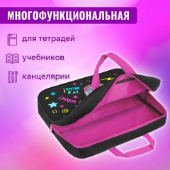 Папка на молнии с ручками BRAUBERG А4, 1 отделение, полиэстер, 80 мм, "Pop style", 271480 Папка на молнии с ручками BRAUBERG А4, 1 отделение, полиэстер, 80 мм, "Pop style", 271480 - фото 13