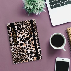 Блокнот с резинкой в клетку 96 л., А5 145х203 мм, твердая обложка, BRAUBERG," Leopard", 115535 Блокнот с резинкой в клетку 96 л., А5 145х203 мм, твердая обложка, BRAUBERG," Leopard", 115535 - фото 6