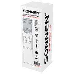 Кулер для воды SONNEN FSE-02A, напольный, НАГРЕВ/ОХЛАЖДЕНИЕ ЭЛЕКТРОННОЕ, 2 крана, белый, 455421 - фото 2