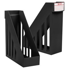 Лоток вертикальный для бумаг, увеличенная ширина (277х100х290 мм), BRAUBERG-MAXI, черный, 231050 Лоток вертикальный для бумаг, увеличенная ширина (277х100х290 мм), BRAUBERG-MAXI, черный, 231050 - фото 2