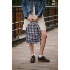 Рюкзак HEIKKI POSITIVE (ХЕЙКИ) универсальный, карман-антивор, "Houndstooth", 42х28х14 см, 273857 - фото 7