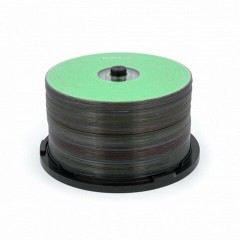 Диск CD-R MIREX Random Color, 700 Мб, 48x, Cake Box (упаковка на шпиле), КОМПЛЕКТ 50 шт., цветные, UL120009A8B - фото 8