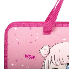 Папка на молнии с ручками ЮНЛАНДИЯ А4, 1 отделение, пластик, ширина 45 мм, "Anime Pals", 271457 Папка на молнии с ручками ЮНЛАНДИЯ А4, 1 отделение, пластик, ширина 45 мм, "Anime Pals", 271457 - фото 5