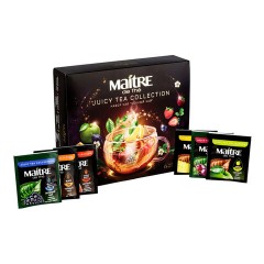 Чай MAITRE "Сочный чай", ассорти 6 вкусов, НАБОР 30 пакетиков по 2 г, бак039 Чай MAITRE "Сочный чай", ассорти 6 вкусов, НАБОР 30 пакетиков по 2 г, бак039 - фото 4