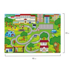 Настольное покрытие BRAUBERG KIDS, А3+, пластик, 46x33 см, "Лабиринт", 273620 Настольное покрытие BRAUBERG KIDS, А3+, пластик, 46x33 см, "Лабиринт", 273620 - фото 4