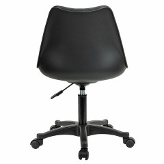 Кресло стул BRABIX "Eames MG-310 PL", пластик черный, экокожа черная, 532927 Кресло стул BRABIX "Eames MG-310 PL", пластик черный, экокожа черная, 532927 - фото 4