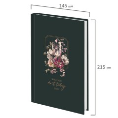 Ежедневник датированный 2026 145х215 мм, А5, STAFF, ламинированная обложка, "Crystal", 117331 - фото 2