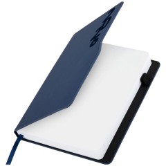 Ежедневник датированный 2026, А5, 150x213 мм, BRAUBERG "Up", под кожу, софт-тач, держатель для ручки, синий, 117118 - фото 4