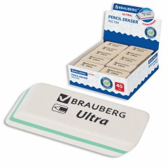 Ластик BRAUBERG "Ultra", 50х14х8 мм, белый, детали ассорти, натуральный каучук, 228704 Ластик BRAUBERG "Ultra", 50х14х8 мм, белый, детали ассорти, натуральный каучук, 228704 - фото 6
