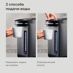 Термопот на 6,5 литра, 2 режима подачи воды BQ (БИ-КЬЮ) TP536, 1450 Вт, 5 температурных режимов, металл, 86189885 Термопот на 6,5 литра, 2 режима подачи воды BQ (БИ-КЬЮ) TP536, 1450 Вт, 5 температурных режимов, металл, 86189885 - фото 8