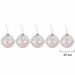 Шары новогодние ёлочные "Elegant Pink" 77 предметов, розовый/белый, ЗОЛОТАЯ СКАЗКА, 591715 Шары новогодние ёлочные "Elegant Pink" 77 предметов, розовый/белый, ЗОЛОТАЯ СКАЗКА, 591715 - фото 4