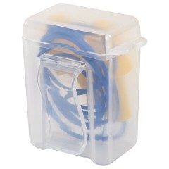 Беруши многоразовые силиконовые со шнурком, 1 пара в контейнере, SNR 37 дБ, RABBITEX (РАББИТЕКС), 671317 - фото 7