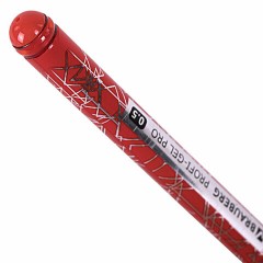 Ручка гелевая BRAUBERG "Profi-Gel PRO", КРАСНАЯ, линия письма 0,4 мм, игольчатый наконечник 0,5 мм, печать на корпусе, 144126 Ручка гелевая BRAUBERG "Profi-Gel PRO", КРАСНАЯ, линия письма 0,4 мм, игольчатый наконечник 0,5 мм, печать на корпусе, 144126 - фото 4