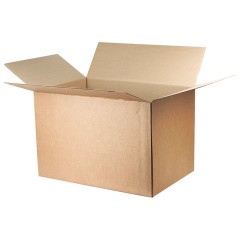 Гофрокороб, длина 600 мм х ширина 400 мм х высота 400 мм, марка Т24, профиль С, FEFCO 0201 / ГОСТ, исполнение А - фото 2