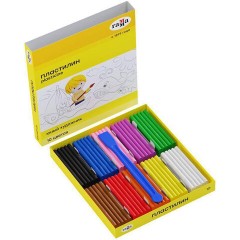 Пластилин классический ГАММА "Юный художник NEW", 10 цветов, 140 г, со стеком, картонная упаковка, 280044 - фото 2