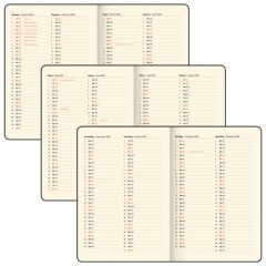 Еженедельник датированный 2026, БОЛЬШОЙ ФОРМАТ 210х297 мм, А4, BRAUBERG "Imperial", под кожу, коричневый, 117156 - фото 8