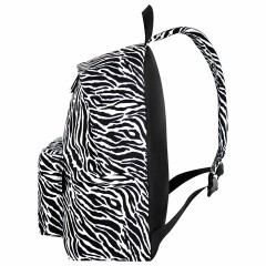 Рюкзак BRAUBERG СИТИ-ФОРМАТ универсальный, "Zebra", белый/черный, 41х32х14 см, 271680 Рюкзак BRAUBERG СИТИ-ФОРМАТ универсальный, "Zebra", белый/черный, 41х32х14 см, 271680 - фото 3