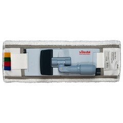 Насадка МОП плоская 40 см, VILEDA PROFESSIONAL "МикроПлюс Комби", уши (ТИП УВ) микрофибра / скраб, 167298 - фото 8