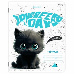 Тетрадь 18 л. BRAUBERG клетка, обложка картон, КОТИКИ, 107300 Тетрадь 18 л. BRAUBERG клетка, обложка картон, КОТИКИ, 107300 - фото 6