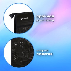 Папка для рисунков и чертежей с ручками BRAUBERG А3, пластик, молния сверху, "Night city", 273410 Папка для рисунков и чертежей с ручками BRAUBERG А3, пластик, молния сверху, "Night city", 273410 - фото 7