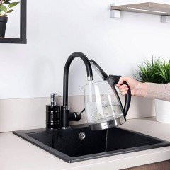 Чайник SCARLETT SC-EK27G35, 1,8 л, 1800 Вт, закрытый нагревательный элемент, стекло, стальной Чайник SCARLETT SC-EK27G35, 1,8 л, 1800 Вт, закрытый нагревательный элемент, стекло, стальной - фото 6