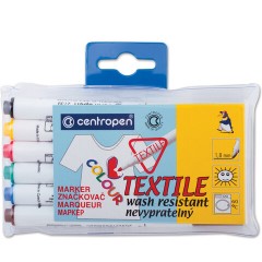Маркеры для ткани 6 ЦВЕТОВ CENTROPEN "Textile Marker", круглый наконечник, 1,8 мм, 2739/6, 5 2739 0610 Маркеры для ткани 6 ЦВЕТОВ CENTROPEN "Textile Marker", круглый наконечник, 1,8 мм, 2739/6, 5 2739 0610 - фото 8