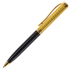 Ручка подарочная шариковая GALANT "Empire Gold", корпус черный с золотистым, золотистые детали, пишущий узел 0,7 мм, синяя, 140960 Ручка подарочная шариковая GALANT "Empire Gold", корпус черный с золотистым, золотистые детали, пишущий узел 0,7 мм, синяя, 140960 - фото 3