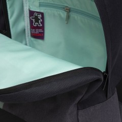 Рюкзак GRIZZLY школьный, укрепленная спинка, 1 отделение, для девочек, BLACK/MINT, 37,5х24х12 см, RXL-327-3/2 Рюкзак GRIZZLY школьный, укрепленная спинка, 1 отделение, для девочек, BLACK/MINT, 37,5х24х12 см, RXL-327-3/2 - фото 5