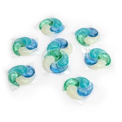 Капсулы для стирки белья большие концентрат 4 в 1, с кондиционером, "Райский сад", 60 шт., LAIMA, 608876 - фото 3