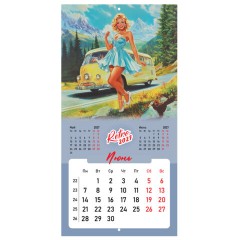 Календарь настенный перекидной 2027 г., BRAUBERG, 12 листов, 28,5х57 см, "Pin up", 118421 - фото 11