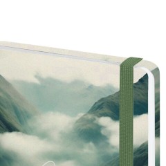 Ежедневник датированный 2026 с резинкой 145х203 мм, А5, BRAUBERG, твердый, "Спокойствие", 117343 - фото 4