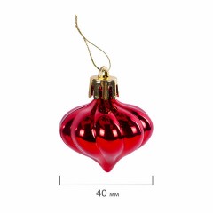 Шары новогодние ёлочные "Red & Gold Luxury" 70 предметов, красный/золото, ЗОЛОТАЯ СКАЗКА, 591714 Шары новогодние ёлочные "Red & Gold Luxury" 70 предметов, красный/золото, ЗОЛОТАЯ СКАЗКА, 591714 - фото 20
