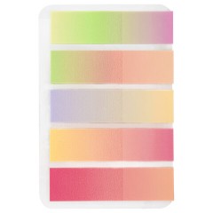 Закладки клейкие пастельные BRAUBERG GRADE PASTEL 45х12 мм, 100 штук (5 цветов х 20 листов), 116689 - фото 2