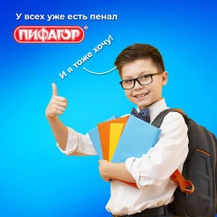 Пенал ПИФАГОР, 3 отделения, ламинированный картон, 19х11 см, "Red road", 273490 Пенал ПИФАГОР, 3 отделения, ламинированный картон, 19х11 см, "Red road", 273490 - фото 12