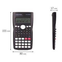 Калькулятор инженерный CROMEX (КРОМЕКС) СX-240BK (155х80 мм), 240 функций, 10+2 разрядов, черный, 273832 - фото 6