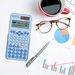 Калькулятор инженерный BRAUBERG SC-991ES-PLUS-BU (164х80 мм), 552 функции, 10+2 разряда, ГОЛУБОЙ, 272653 - фото 9