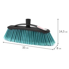 Щетка для уборки VILEDA PROFESSIONAL "ЭКО", ширина 30 см, щетина 8 см, МЯГКАЯ, крепление еврорезьба, 517855 - фото 6
