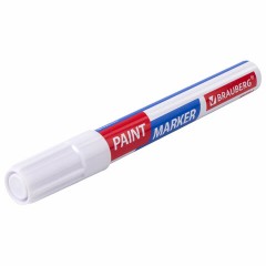 Маркер-краска лаковый EXTRA (paint marker) 4 мм, БЕЛЫЙ, УСИЛЕННАЯ НИТРО-ОСНОВА, BRAUBERG, 151978 Маркер-краска лаковый EXTRA (paint marker) 4 мм, БЕЛЫЙ, УСИЛЕННАЯ НИТРО-ОСНОВА, BRAUBERG, 151978 - фото 10
