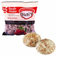 Пряники заварные ПОЛЕТ с клюквой, 300 г, 27, 0216
