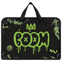 Папка на молнии с ручками ЮНЛАНДИЯ А4, 1 отделение, пластик, ширина 45 мм, "Boom", 272151 Папка на молнии с ручками ЮНЛАНДИЯ А4, 1 отделение, пластик, ширина 45 мм, "Boom", 272151 - фото 2