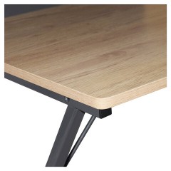 Стол на металлокаркасе BRABIX "LOFT CD-007", 800х500х840 мм, органайзер, комбинированный, 641227 - фото 6
