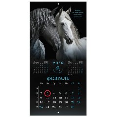 Календарь настенный перекидной 2026 г., BRAUBERG, 12 листов, 28,5х28,5 см, "Символ года", 116928 - фото 4