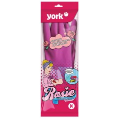Перчатки МНОГОРАЗОВЫЕ резиновые YORK "Роза", хлопчатобумажное напыление, ПРОЧНЫЕ, размер M (средний), розовые, вес 70 г, 92670 Перчатки МНОГОРАЗОВЫЕ резиновые YORK "Роза", хлопчатобумажное напыление, ПРОЧНЫЕ, размер M (средний), розовые, вес 70 г, 92670 - фото 3