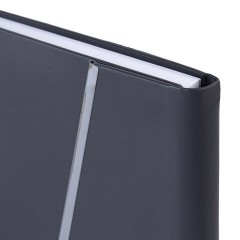 Ежедневник недатированный А5 145х213 мм BRAUBERG "Vogue", под кожу, магнитный клапан, 160 л., черный, 116223 - фото 4