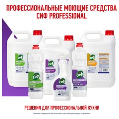Ополаскиватель для посудомоечных машин низкопенный 5 л, СИФ "Professional", концентрат - фото 6