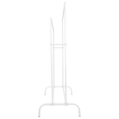 Вешалка для плечиков двухъярусная BOOMHOUSE (БУМХАУС) GR-002 (В1500xШ1100xГ550 мм), металл, белая, 701437 - фото 4