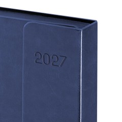 Ежедневник датированный 2027, А5, 148х218 мм, GALANT "Magnetic", под кожу, клапан, синий, 118073 - фото 4