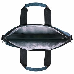 Сумка портфель HEIKKI NOVATION (ХЕЙКИ) с отделением для ноутбука 13-14", багажная лента, синяя, 28х38х3 см, 272593 - фото 10