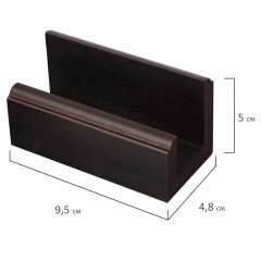 Набор подарочный настольный BESTAR "Apollon" из дерева, 6 предметов, цвет "орех", 236352 - фото 5